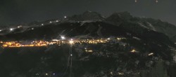 Archiv Foto Webcam La Plagne Villages Panorama 23:00