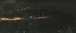 Archiv Foto Webcam La Plagne Villages Panorama 20:00