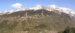 Archiv Foto Webcam La Plagne Villages Panorama 15:00