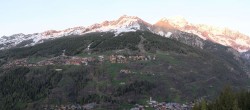 Archiv Foto Webcam La Plagne Villages Panorama 19:00