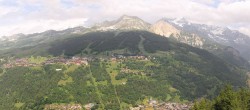 Archiv Foto Webcam La Plagne Villages Panorama 15:00