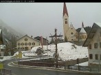 Archiv Foto Webcam Holzgau: Blick von der Pension Knitel 13:00