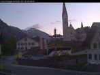 Archiv Foto Webcam Holzgau: Blick von der Pension Knitel 19:00
