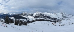 Archived image Webcam Grand Bornand ski resort: La Taverne 13:00