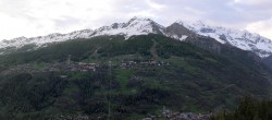 Archived image Webcam Peisey Vallandry - Aerial cableway Vanoise Express 06:00