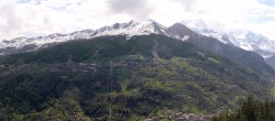Archived image Webcam Peisey Vallandry - Aerial cableway Vanoise Express 09:00