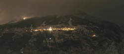 Archiv Foto Webcam Peisey Vallandry - Luftseilbahn Vanoise Express 23:00