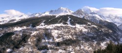 Archived image Webcam Peisey Vallandry - Aerial cableway Vanoise Express 11:00