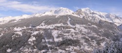 Archiv Foto Webcam Peisey Vallandry - Luftseilbahn Vanoise Express 13:00