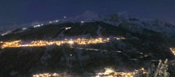 Archiv Foto Webcam Peisey Vallandry - Luftseilbahn Vanoise Express 17:00