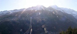 Archived image Webcam Peisey Vallandry - Aerial cableway Vanoise Express 07:00