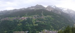 Archiv Foto Webcam Peisey Vallandry - Luftseilbahn Vanoise Express 05:00