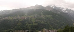 Archiv Foto Webcam Peisey Vallandry - Luftseilbahn Vanoise Express 07:00