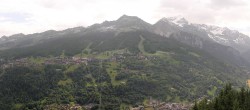 Archiv Foto Webcam Peisey Vallandry - Luftseilbahn Vanoise Express 09:00