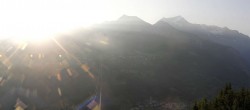 Archived image Webcam Peisey Vallandry - Aerial cableway Vanoise Express 06:00