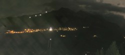 Archived image Webcam Peisey Vallandry - Aerial cableway Vanoise Express 23:00