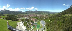 Archived image Webcam ski jumping area, Oberstdorf 11:00