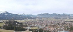 Archived image Webcam ski jumping area, Oberstdorf 09:00