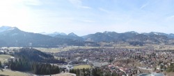 Archived image Webcam ski jumping area, Oberstdorf 13:00