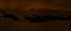 Archiv Foto Webcam Grand Bornand: Bergstation Maroly 23:00