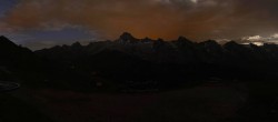 Archived image Webcam Grand Bornand Ski Resort: Top Station Maroly 03:00