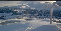 Archiv Foto Webcam Les Saisies - Bergstation Sessellift Bisanne 07:00