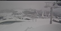 Archiv Foto Webcam Les Saisies - Bergstation Sessellift Bisanne 09:00