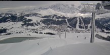 Archiv Foto Webcam Les Saisies - Bergstation Sessellift Bisanne 09:00