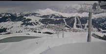 Archived image Webcam Les Saisies - Top station chairlift Bisanne 11:00