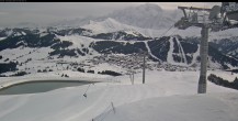 Archiv Foto Webcam Les Saisies - Bergstation Sessellift Bisanne 07:00