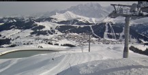 Archiv Foto Webcam Les Saisies - Bergstation Sessellift Bisanne 09:00