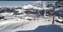 Archiv Foto Webcam Les Saisies - Bergstation Sessellift Bisanne 11:00