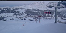 Archiv Foto Webcam Les Saisies - Bergstation Sessellift Bisanne 17:00