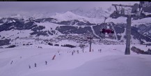 Archived image Webcam Les Saisies - Top station chairlift Bisanne 09:00