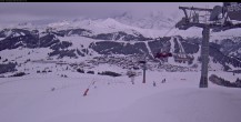 Archived image Webcam Les Saisies - Top station chairlift Bisanne 11:00