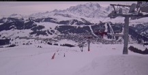 Archiv Foto Webcam Les Saisies - Bergstation Sessellift Bisanne 09:00