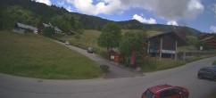 Archived image Webcam Les Saisies - Base station chairlift Chozal 13:00