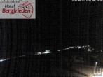 Archived image Webcam Valley Martell, Hotel Bergfrieden 23:00