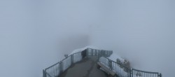 Archiv Foto Webcam Peak Walk Hängebrücke Glacier 3000 17:00