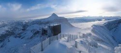 Archiv Foto Webcam Peak Walk Hängebrücke Glacier 3000 07:00