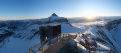 Archiv Foto Webcam Peak Walk Hängebrücke Glacier 3000 07:00