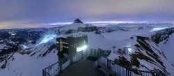 Archiv Foto Webcam Peak Walk Hängebrücke Glacier 3000 05:00