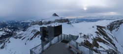 Archiv Foto Webcam Peak Walk Hängebrücke Glacier 3000 07:00