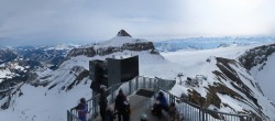 Archiv Foto Webcam Peak Walk Hängebrücke Glacier 3000 09:00