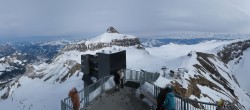 Archiv Foto Webcam Peak Walk Hängebrücke Glacier 3000 13:00