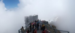 Archiv Foto Webcam Peak Walk Hängebrücke Glacier 3000 11:00