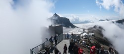 Archiv Foto Webcam Peak Walk Hängebrücke Glacier 3000 09:00