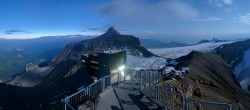 Archiv Foto Webcam Peak Walk Hängebrücke Glacier 3000 03:00