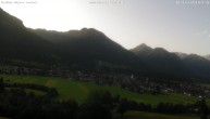 Archiv Foto Webcam Blick von der Kurklinik auf Oberstdorf 05:00