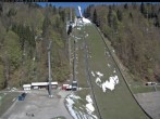 Archiv Foto Webcam Skiflugschanze Oberstdorf 09:00